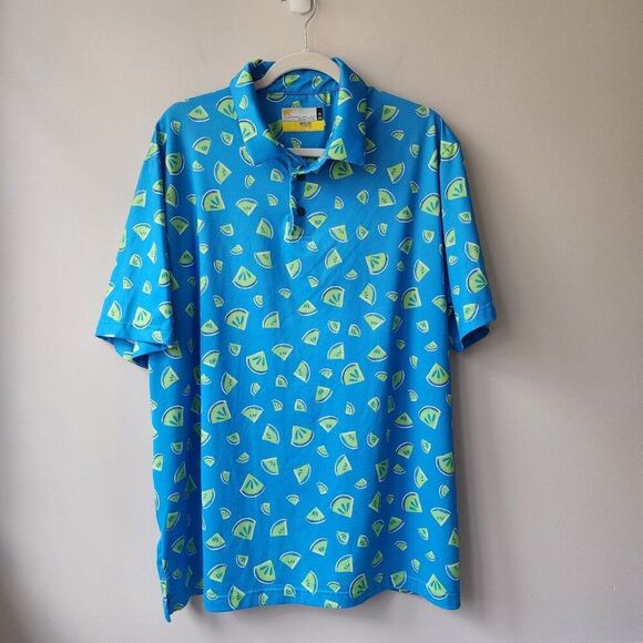 Jack Nicklaus Eco Choice Fruit Wedge Golf Shirt size XL Mens - Picture 1 of 7